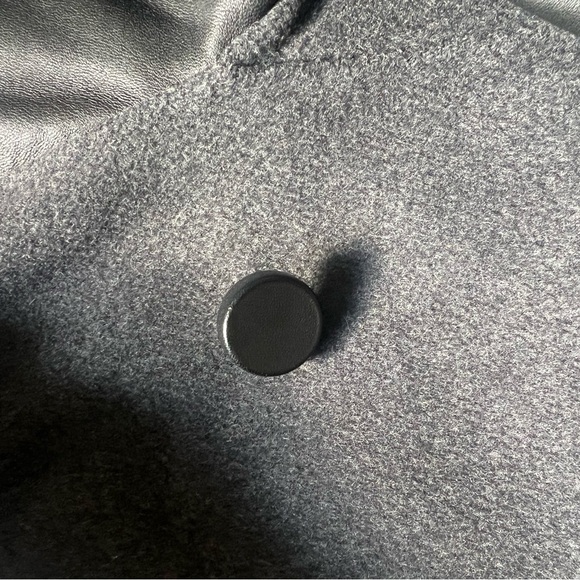 MACKAGE Vane Jacket Asymmetrical - wool and leather xs - Picture 8 of 9